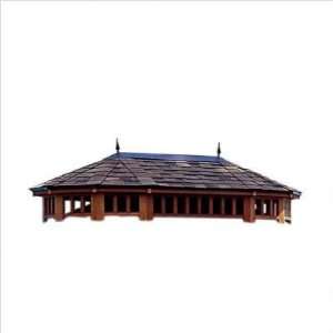    Monterey Oval Two Tier Roof Size 10 x 14