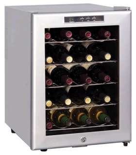 Stainless Steel Wine Cooler, 20 Btl Chiller Fridge & Mini Beverage 
