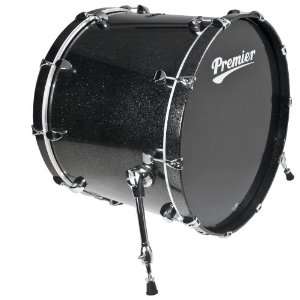   20x18 Inches Bass Drum, Drum Set (Black Sparkle) Musical Instruments
