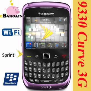 RIm Blackberry 9330 Curve 3G WIFI Cell Phone PDA Sprint PCS (NEW 
