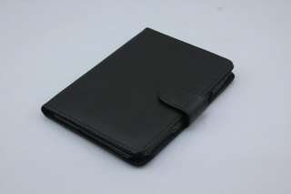 New Black PREMIUM Leather Cover case for for  Kindle 4  