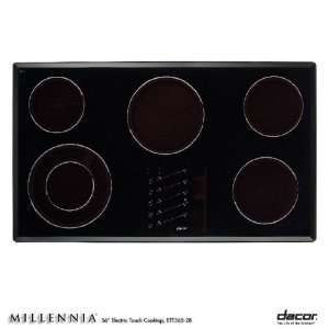  Dacor ETT3652B 36 Inch Smoothtop Cooktop Appliances