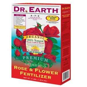   Rose and Flower Organic Fertilizer   4 Pounds Patio, Lawn & Garden