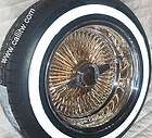 spoke gold center wire wheels 13x7 deepdish tir 155 80 13 buffed white 