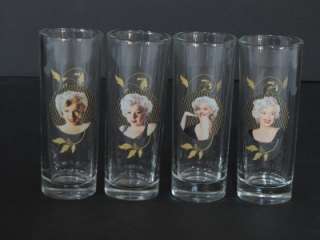 Marilyn Monroe Words Tall Shooters set of 4  