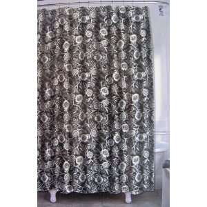  Ralph Lauren Shower Curtain Fabric Cotton 72 X 72 Black 
