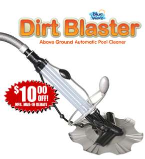 DIRTBLASTER ABOVE GROUND AUTOMATIC POOL CLEANER FAST SHIP  