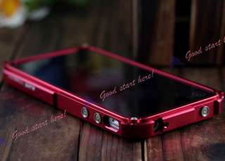 Red Aluminum Blade Element Metal Bumper Frame Cover Case For iPhone 4 