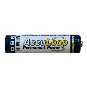   mAh AccuLoop Low Discharge NiMH Rechargeable Batteries Electronics