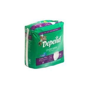  Depend Underwear Extra Large Super Absorbency 48 64 14 