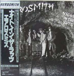 Aerosmith   Night LP Obi Japan Heavy Metal Mega Rare   