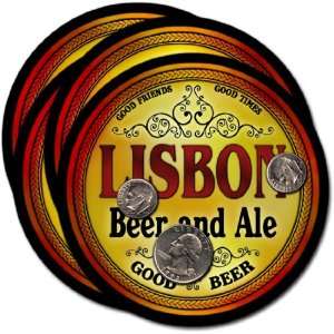  Lisbon, CT Beer & Ale Coasters   4pk 