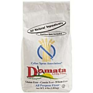 Domata Living Flour All Purpose, 22 Ounce  Grocery 