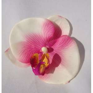  NEW White Orchid Hair Flower Clip and Pin, Limited 