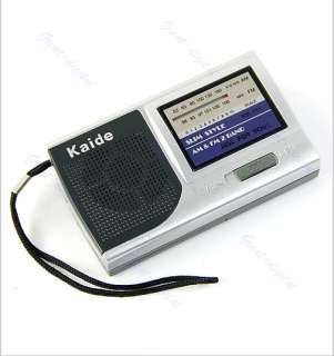Portable AM FM Pocket Radio 2 Bands Receiver DC 3V Mini  