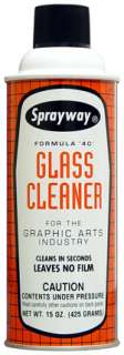 40 Graphic Arts Glass Cleaner Case Lots  