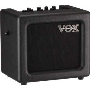  Vox Mini3 3W Battery Powered Guitar Combo Amp Black 