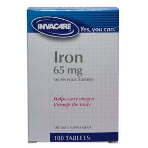  Invacare Iron 65 mg Tablets (Case)
