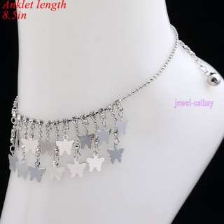 1pc fashion butterfly bead dangle anklet/ankle bracelet  