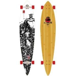  Arbor Bamboo Pintail Longboard   Complete 