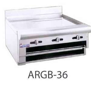  American Range ARGB 24 Raised Griddle Broiler Combo Countertop Gas 
