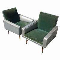 Piece Vintage Italian Contemporary Set Sofa & Lounge Chairs