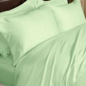   Count 100% Egyptian Cotton SOLID Moss Twin Duvet Cover
