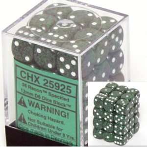  Recon Speckled Dice 12mm Recon D6 Dice Toys & Games