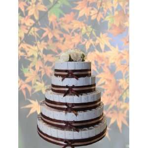  Five Tier Autumn Favor Boxes Cake 