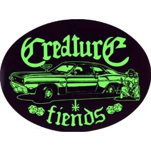  Creature Car Club Duster Decal 3x4 Skateboarding Decals 