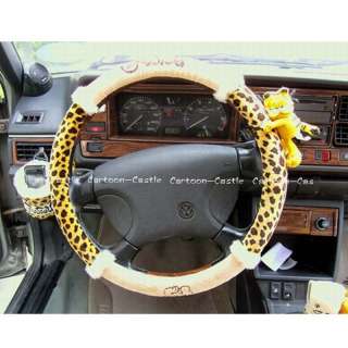 Garfield Auto Car Steering Wheel Cover Leopard  