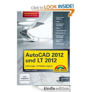 AutoCAD 2012 und LT 2012 Zeichnungen, 3D Modelle, Layouts (German 
