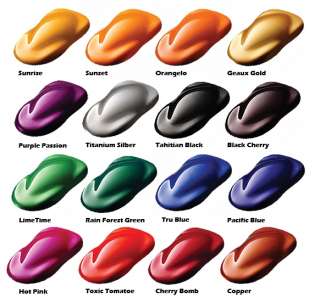   Violet Black or Silver Pearl BaseCoat ClearCoat Car Paint Kit  