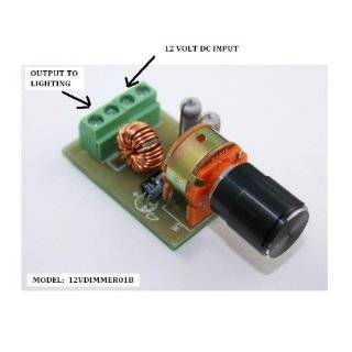 LED Dimmer PWM DC Lighting Dimmer Controller for LED Incandescent Auto 