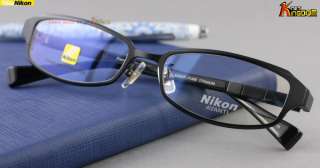 kk_gd Titanium Nikon AVANTI 0889T_Bk Rx Black Eyeglass Glasses Full 
