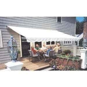  Sunsetter Pro Motorized Awning (18 Ft / Solid Cream) With 
