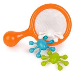  Boon Water Bugs Floating Bath Toys with Net, Orange Baby