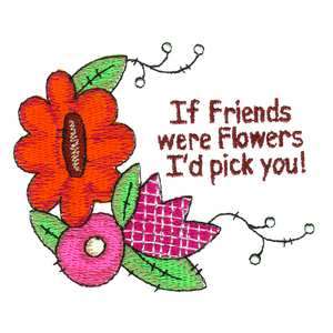 Brother/Babylock PES embroidery Machine Card FRIENDSHIP  