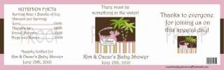 Baby Shower QUEEN OF THE JUNGLE WATER BOTTLE LABELS  