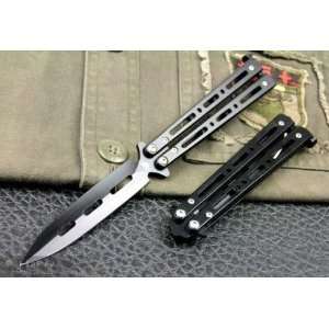   holes PMETAL Practice BALISONG BUTTERFLY Knife Trainer Stainles Steel