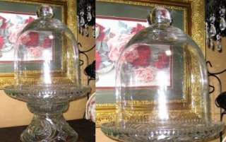 NEW 14 TALL by 10 Wide Glass Cloche DISPLAY BELL Jar DOME ~ CAKE 