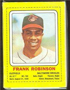 1968 TRANSOGRAM FRANK ROBINSON COMPLETE BOX VG EX+  