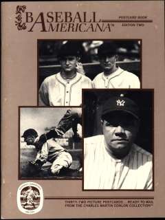 Baseball Immortals Postcard Book  Edition 2 Ruth Cobb  