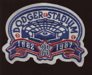 1987 Dodgers Stadium 25th Anniv Baseball Uniform Patch  
