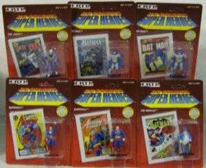Ertl DC Superheroes Lot of 6 MOC Batman Superman Joker  