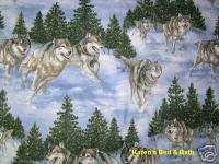 Snow Arctic Wolves Winter Wolf Pillow Case NEW  