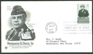 BENJAMIN O. DAVIS SR. FDC First Black American General  