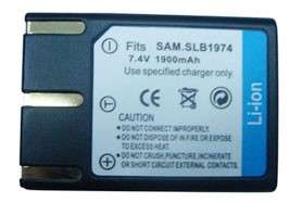 Battery+Charger for SAMSUNG SB L1974 Digimax Pro 815SE  
