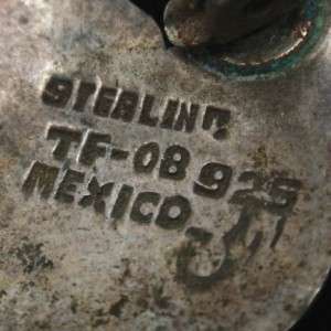 Dove Bird Pin Vintage Sterling Silver Enamel Taxco  