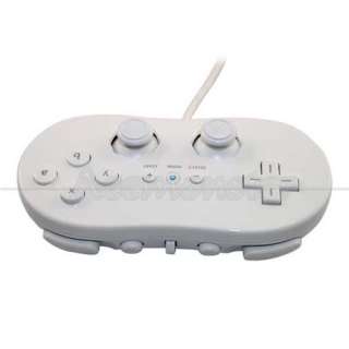   Classic Controller For Nintendo Wii White+Black One Year Warranty